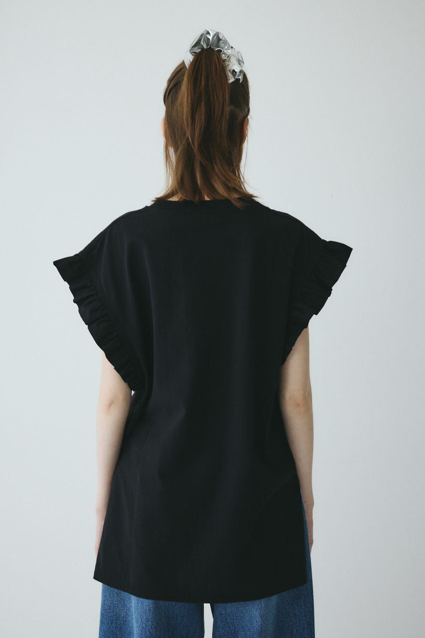 HeRIN.CYE「Point frill box tops」|Tシャツ・カットソー|