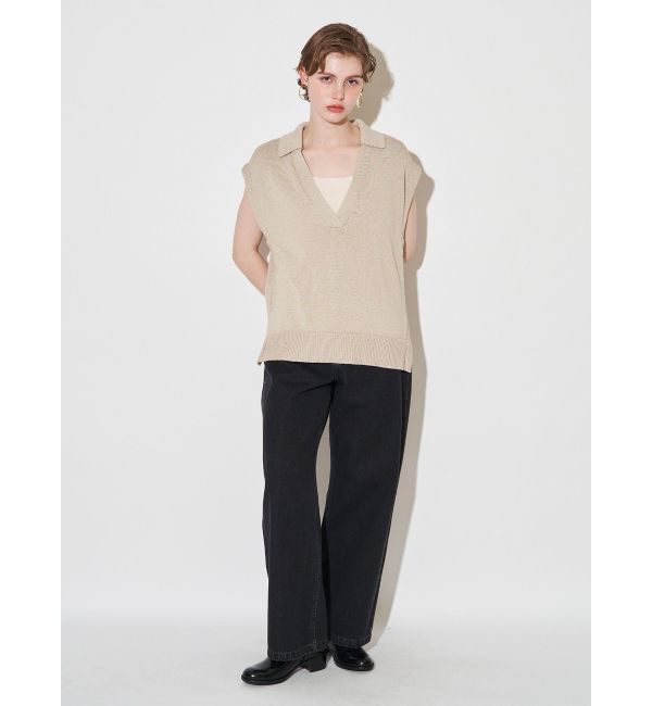 ELENDEEK「WIDE ROUGH DENIM PT」|デニム|
