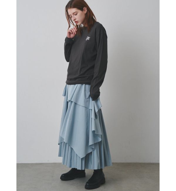 ELENDEEK「ASYMMETRY PLEATS SK」|スカート|