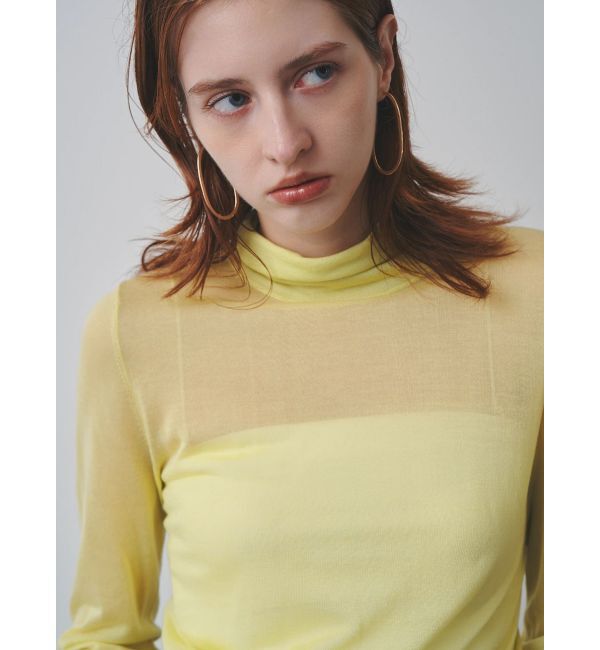 ELENDEEK「SILK MIX HIGH NECK KT」|ニット・セーター|