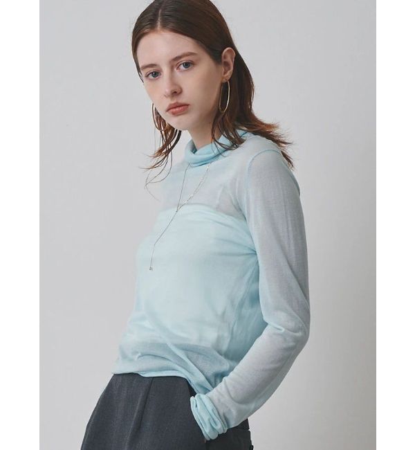 ELENDEEK「SILK MIX HIGH NECK KT」|ニット・セーター|