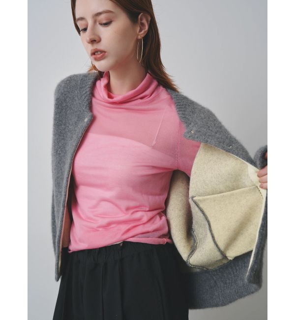 ELENDEEK「SILK MIX HIGH NECK KT」|ニット・セーター|