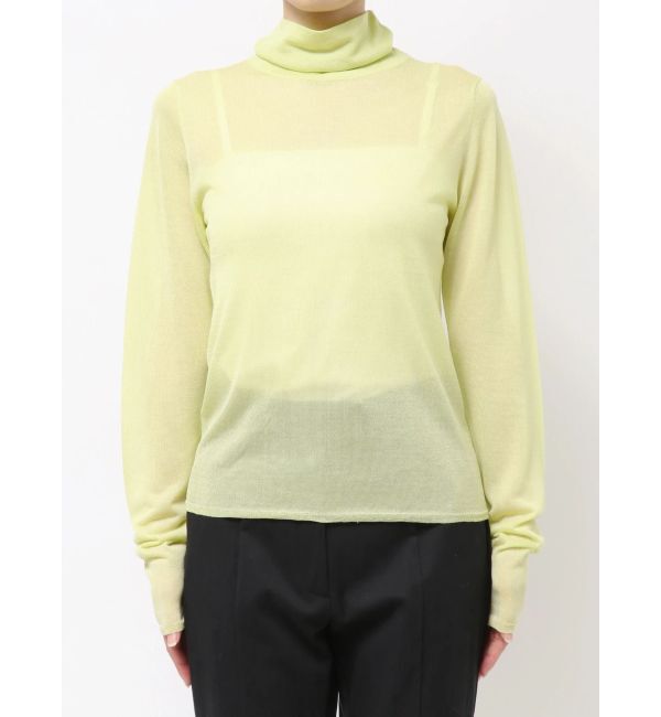 ELENDEEK「SILK MIX HIGH NECK KT」|ニット・セーター|