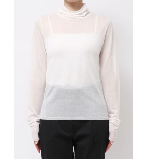ELENDEEK「SILK MIX HIGH NECK KT」|ニット・セーター|