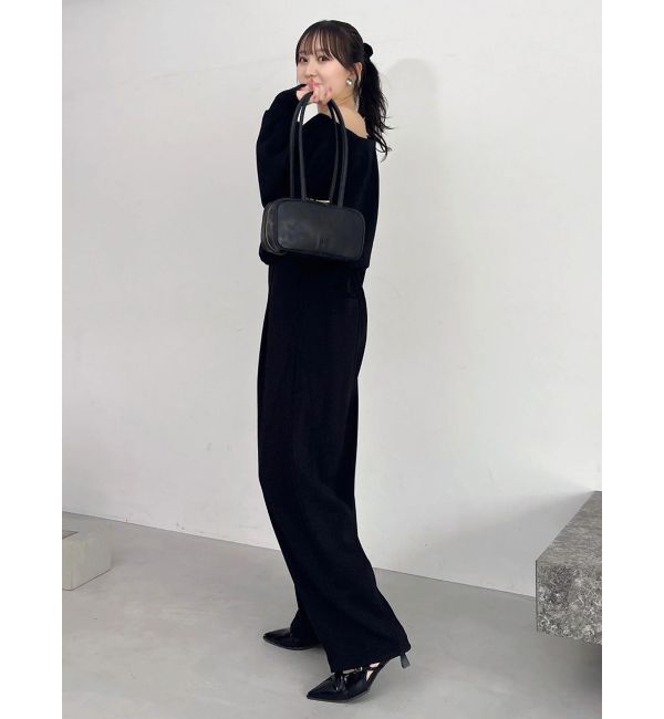 dazzlin「【吉田朱里】バレルレッグスウェットパンツ ※BLACK WEB限定カラー」|その他|