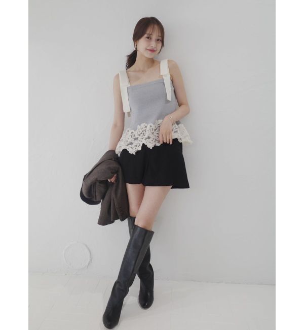LAGUNAMOON「ダブルクロスショートパンツ」|その他|