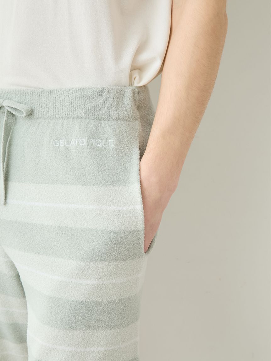 GELATO PIQUE HOMME「【HOMME】【接触冷感】スムーズィーliteクールランダムボーダーハーフパンツ」|その他|