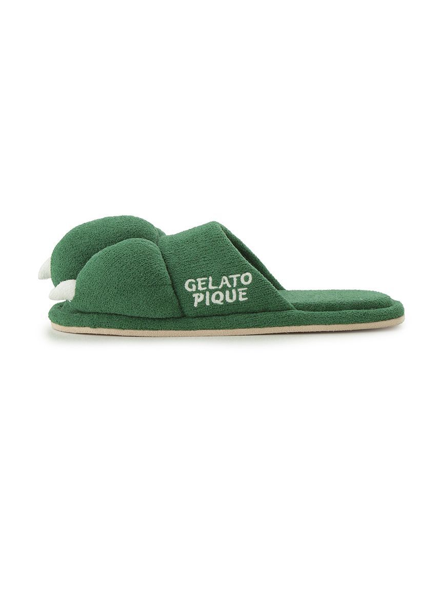 GELATO PIQUE HOMME「【HOMME】エアリーモコスリーピングダイナソーモチーフルームシューズ」|ルームシューズ|