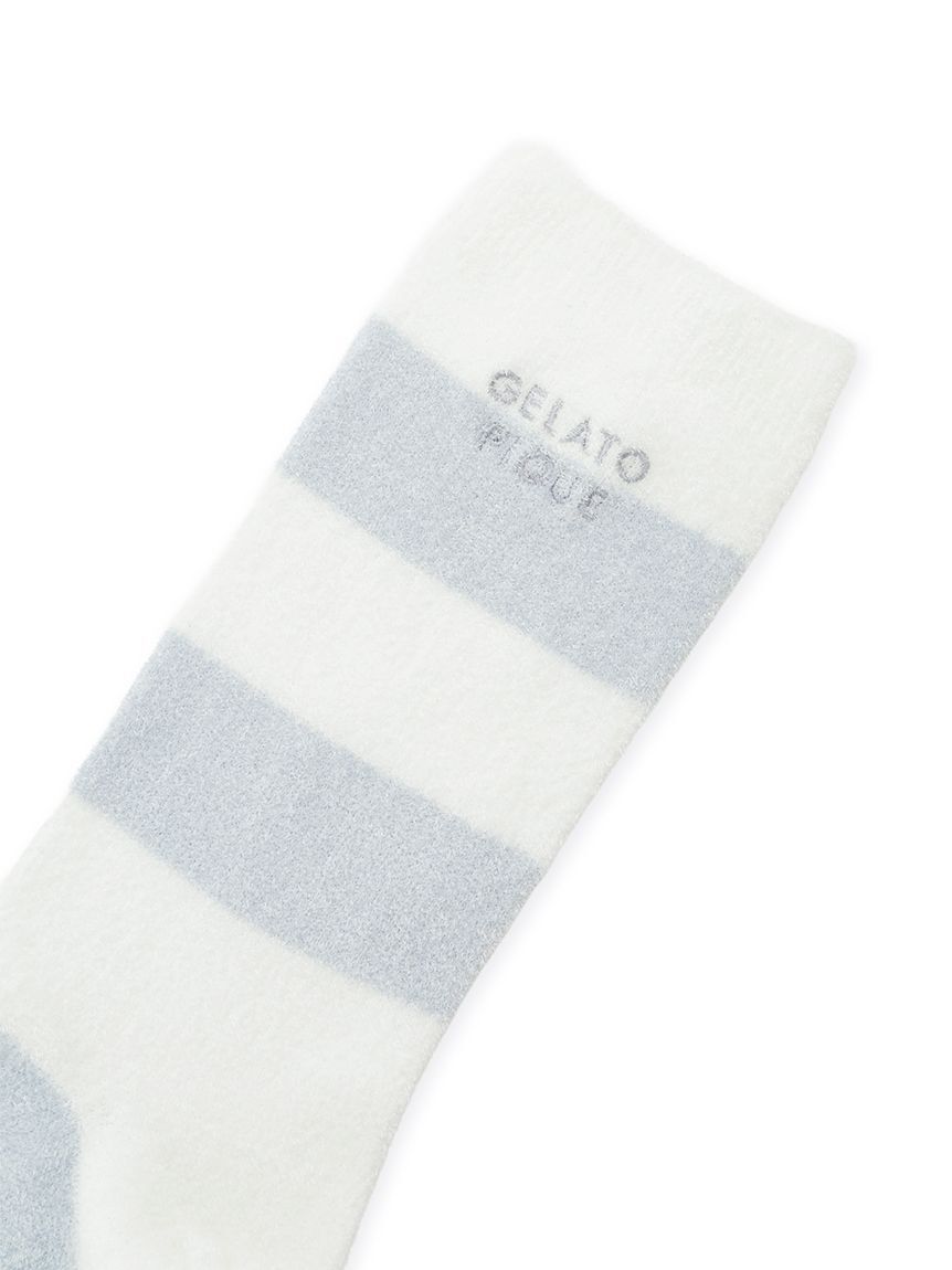 gelato pique「【接触冷感】スムーズィーliteクール2ボーダーソックス」|その他|