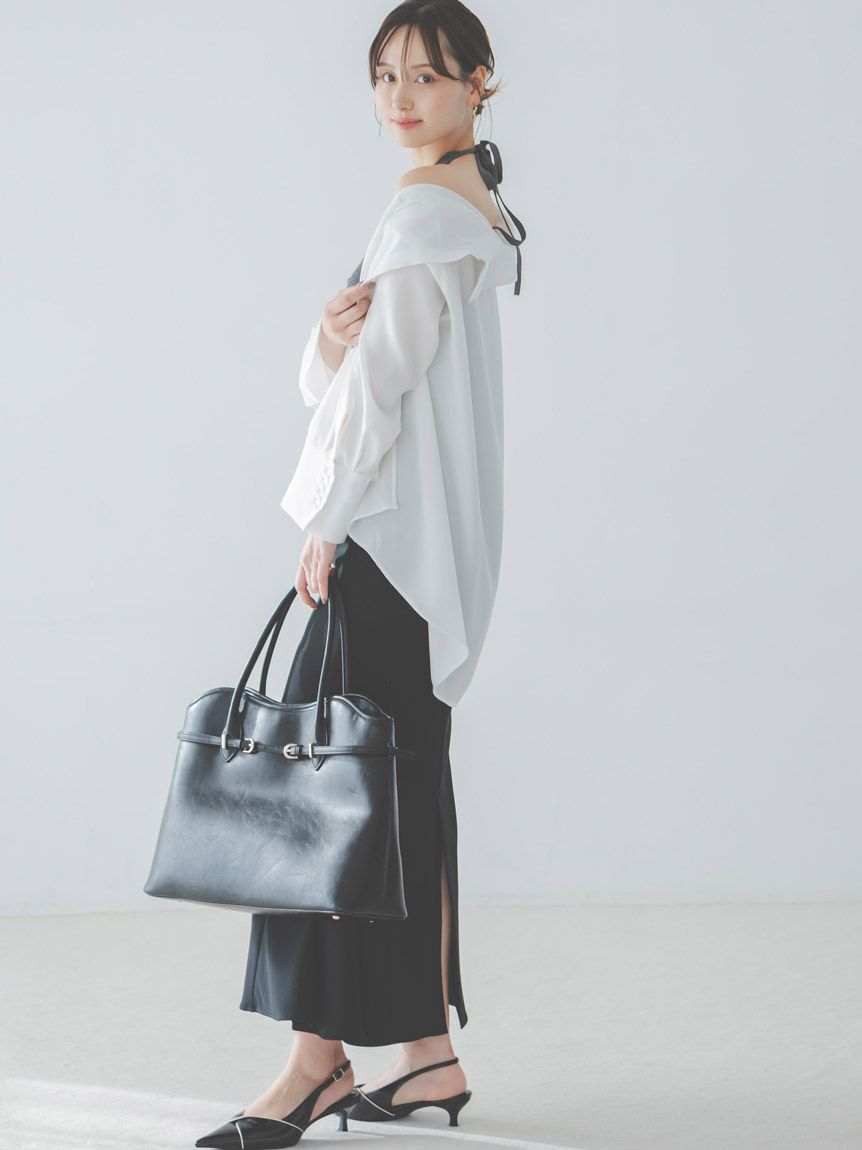 SNIDEL「Sustainableドレープマーメイドスカート」|スカート|
