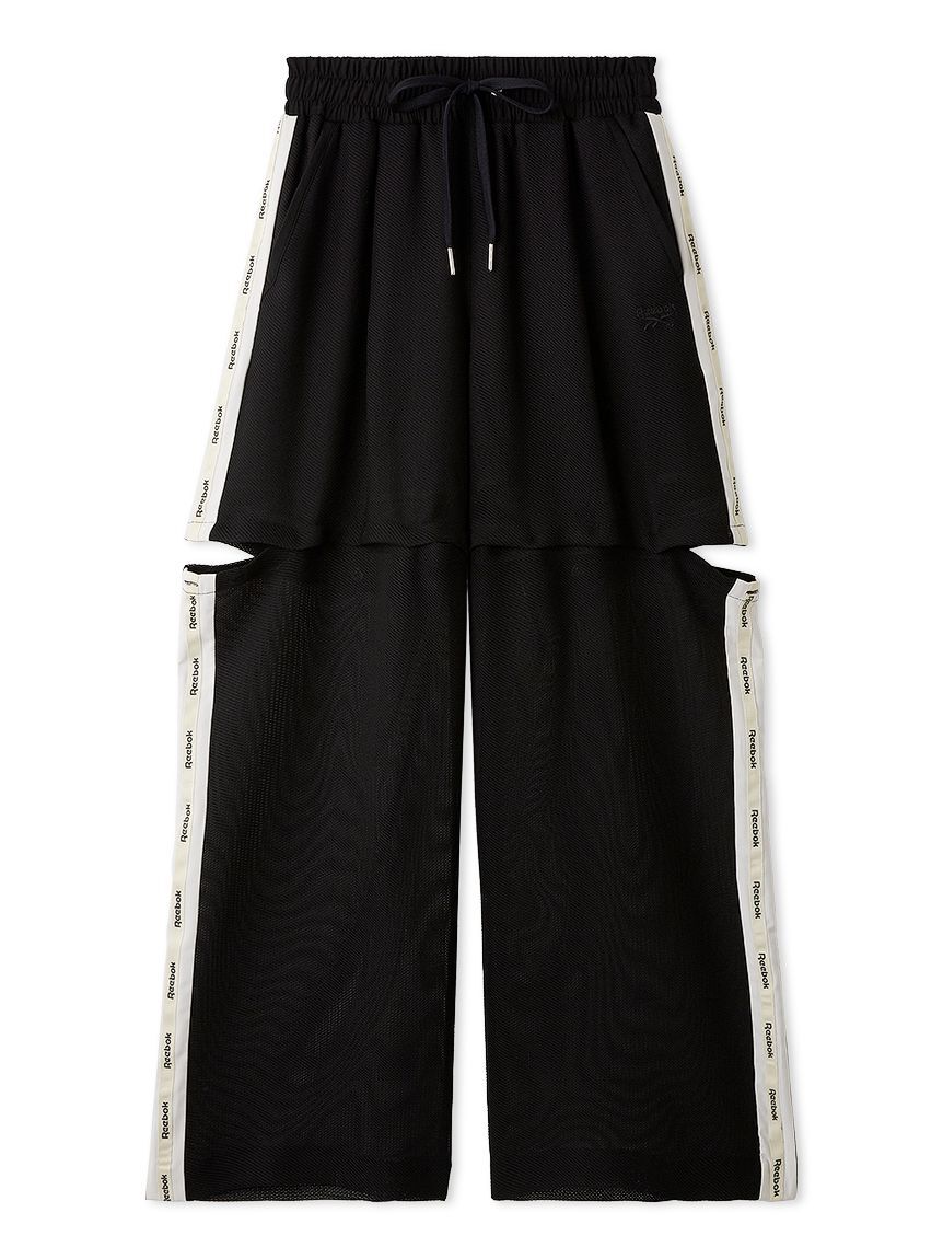 FRAY I.D「【Reebok&times;FRAY I.D】3wayシアーメッシュラインパンツ」|チノ|BLK