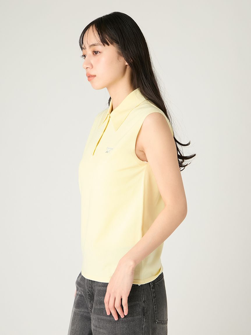 FRAY I.D「【Reebok】ノースリポロニット／ウォッシャブル」|ニット・セーター|