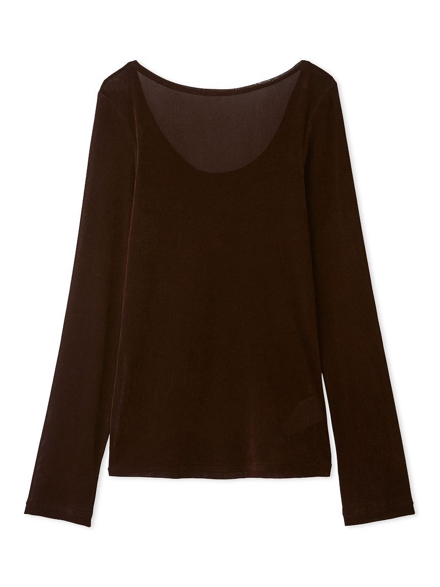 FRAY I.D「【ウォッシャブル】フロッキーチュールベーシックトップス」|Tシャツ・カットソー|BUR