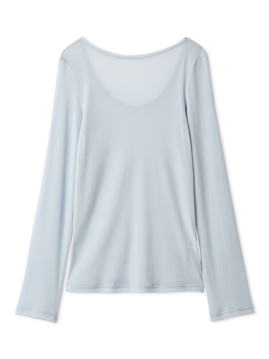 FRAY I.D「【ウォッシャブル】フロッキーチュールベーシックトップス」|Tシャツ・カットソー|LBLU