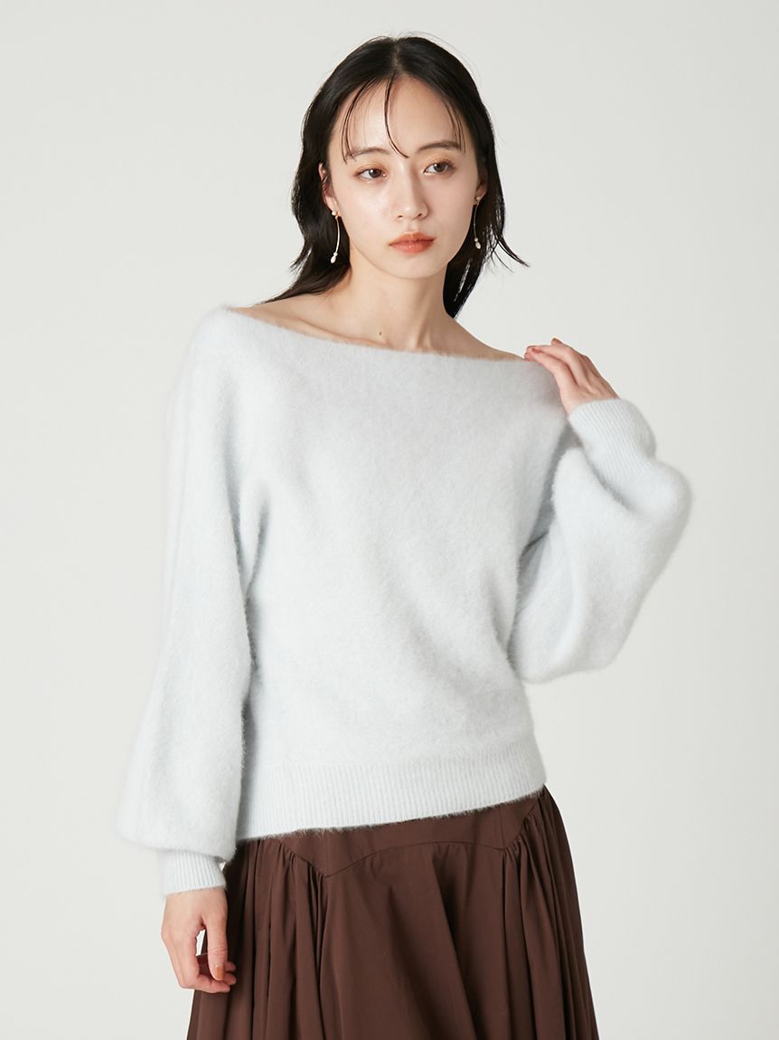 FRAY I.D「フォックスカシミアオフショルプルオーバー」|Tシャツ・カットソー|