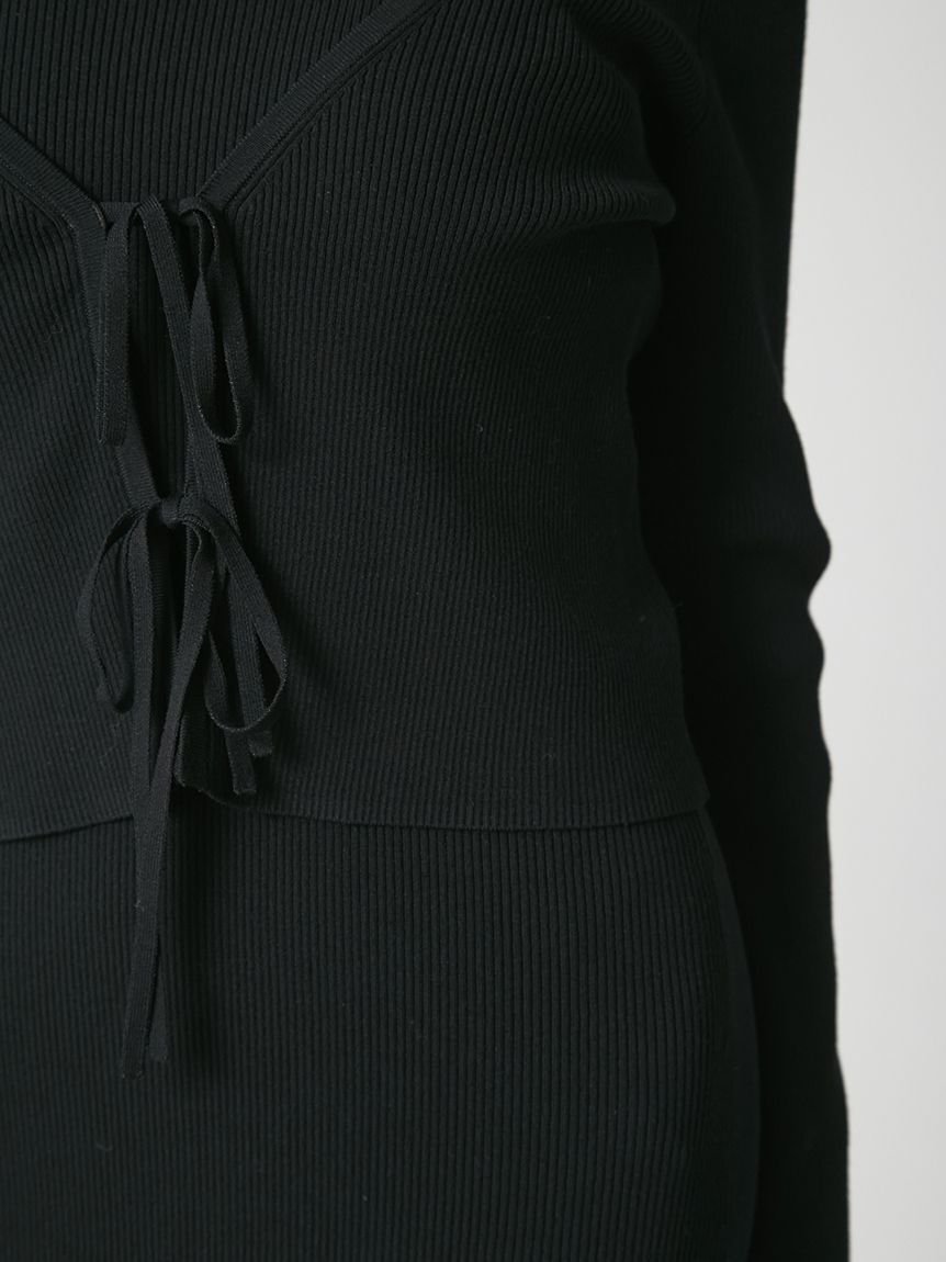 FRAY I.D「2wayカーデセットカップインニットワンピース」|ワンピース|