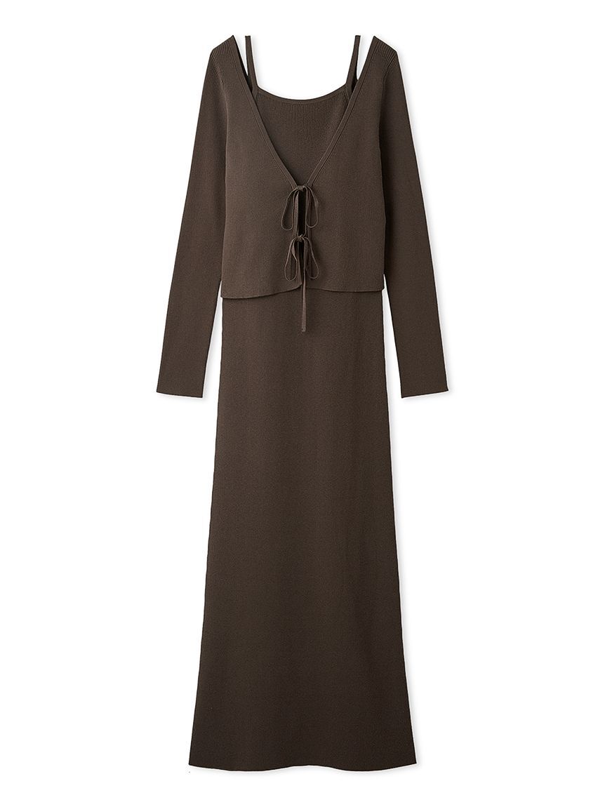 FRAY I.D「2wayカーデセットカップインニットワンピース」|ワンピース|BRW
