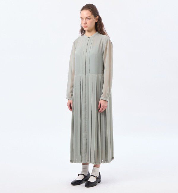 MACKINTOSH PHILOSOPHY「【WEB&一部店舗限定】【WILLINGHAM DRESS（ウィリングハムドレス）】トリプルプリーツ」|ワンピース|