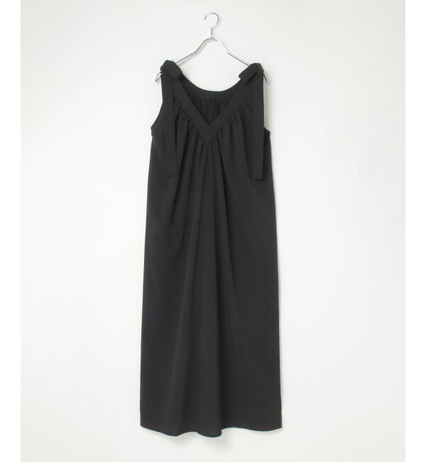 VENCE share style「クレープ肩リボンワンピース」|ワンピース|