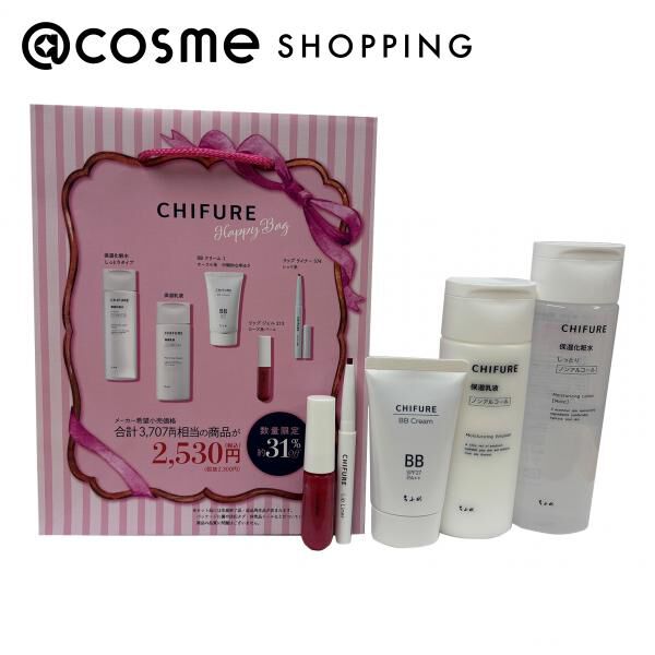  「ちふれ ハッピーバッグ 26C 限定品 (180mL、150mL、50g、1本、1本)」|キット・セット|その他