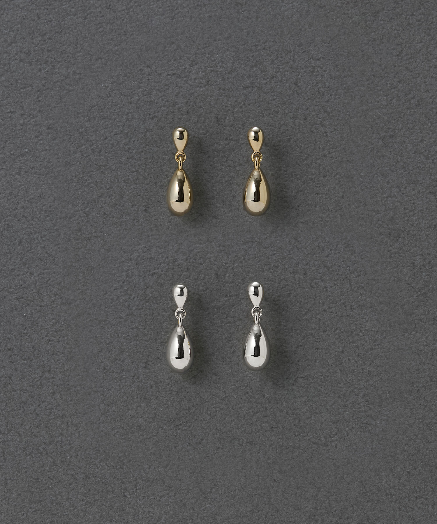 Phoebe「【金属アレルギー対応】スイングドロップピアス　シルバー/ニッケルフリー」|ピアス|