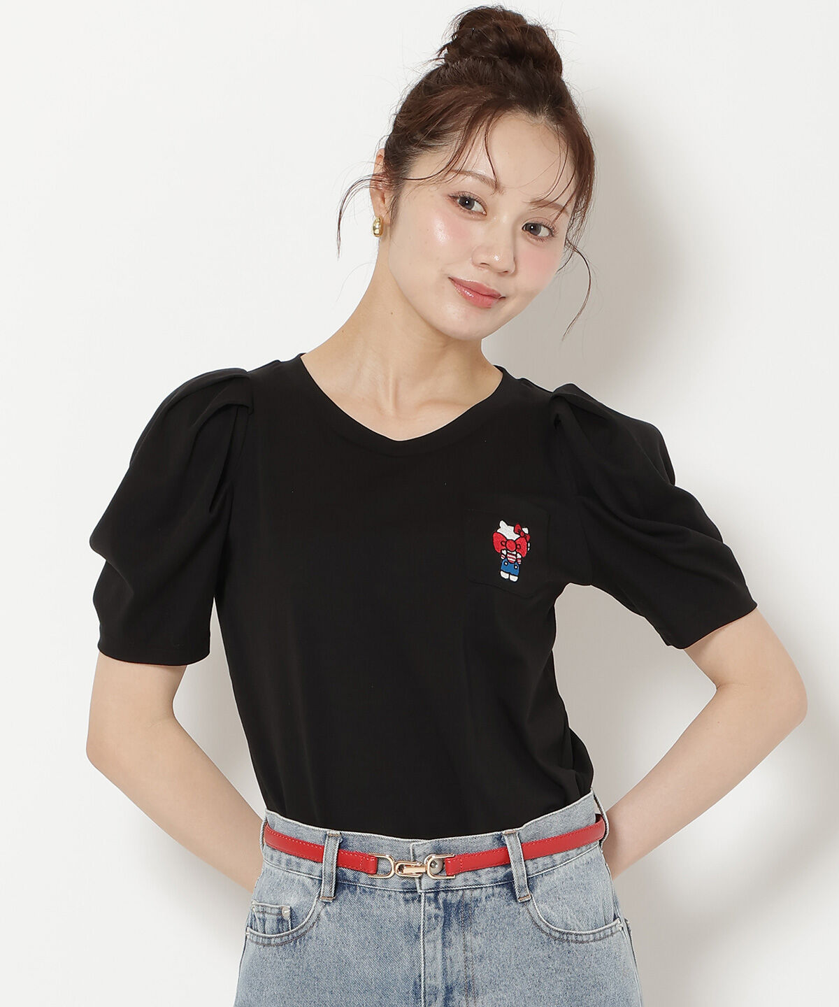 WILLSELECTION「WILLSELECTION&times;HELLO KITTY 刺繍カットトップス」|Tシャツ・カットソー|