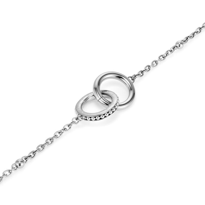 OLIVIA BURTON 「〈OLIVIA BURTON(ｵﾘﾋﾞｱﾊﾞｰﾄﾝ)〉 ｸﾗｼｯｸｽ ｱﾐﾃｨ ｲﾝﾀｰﾛｯｸ ｼﾙﾊﾞｰ ﾌﾞﾚｽﾚｯﾄ」|ブレスレット・バングル|