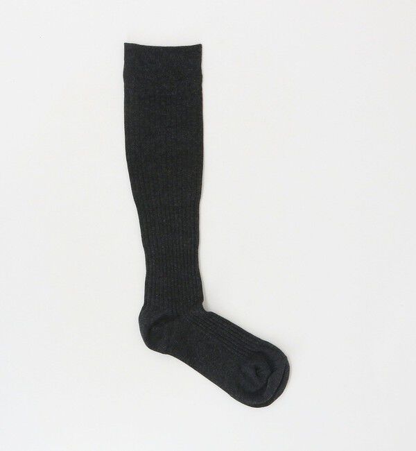 UNITED ARROWS green label relaxing「＜MAEE＞コンプレッション リブ ソックス」|ソックス|DK.GRAY