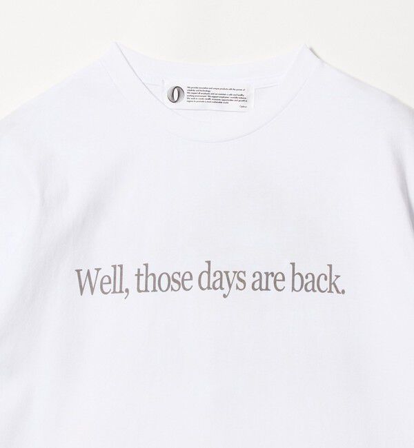 BEAUTY&YOUTH UNITED ARROWS「＜Ophrys＞Those days are back Tシャツ」|Tシャツ・カットソー|