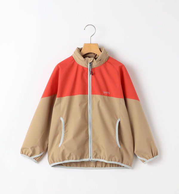 SHIPS KIDS「SHIPS KIDS:100～130cm /〈撥水/洗濯機可能〉フード付き ウィンドブレーカー」|その他|ベージュ系