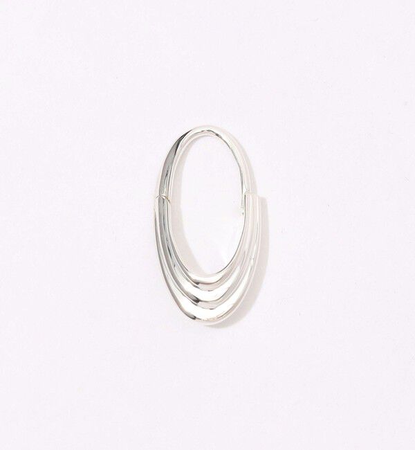 TOMORROWLAND GOODS「Otiumberg. Roscida Ridged Hoops シルバー ピアス」|ピアス|