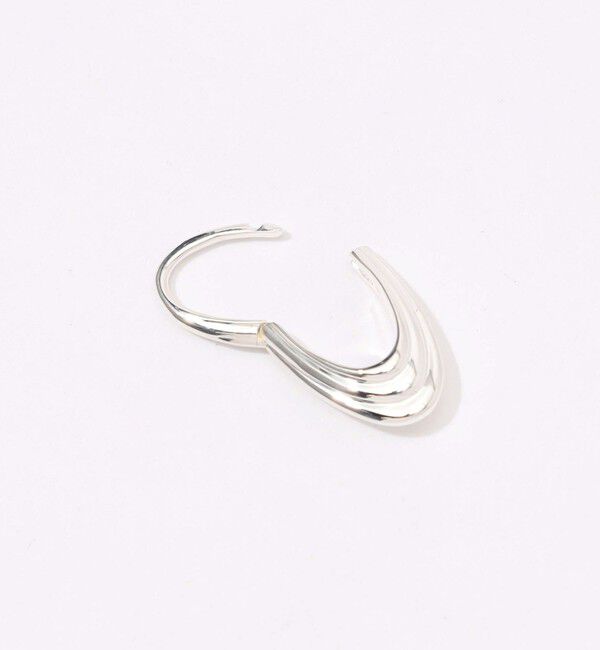 TOMORROWLAND GOODS「Otiumberg. Roscida Ridged Hoops シルバー ピアス」|ピアス|