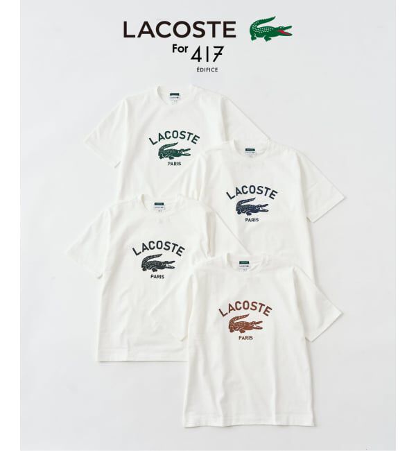 417 EDIFICE「【LACOSTE / ラコステ】 417別注 Print Tシャツ」|Tシャツ・カットソー|