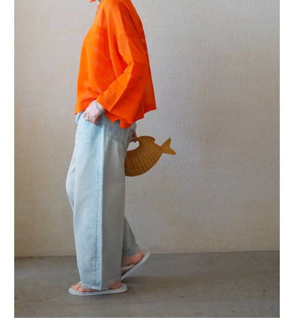 journal standard luxe「シアーボーダー ボートネックプルオーバー」|ニット・セーター|