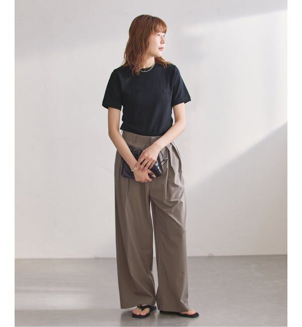 journal standard L'essage「《追加》Hanes/ヘインズ BEEFY リブクルーネックTシャツ」|Tシャツ・カットソー|