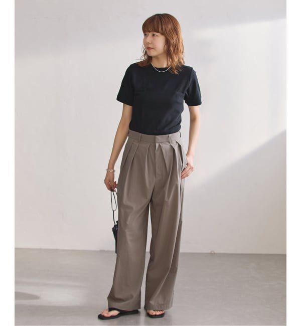 journal standard L'essage「《追加》Hanes/ヘインズ BEEFY リブクルーネックTシャツ」|Tシャツ・カットソー|