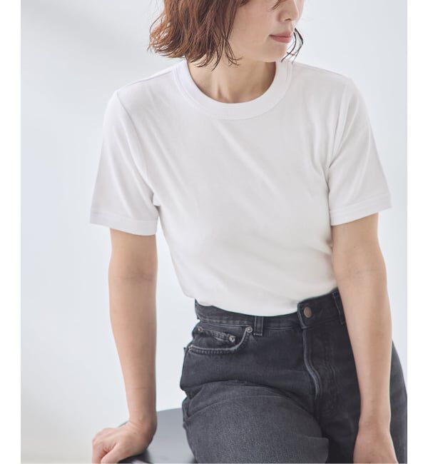 journal standard L'essage「《追加》Hanes/ヘインズ BEEFY リブクルーネックTシャツ」|Tシャツ・カットソー|