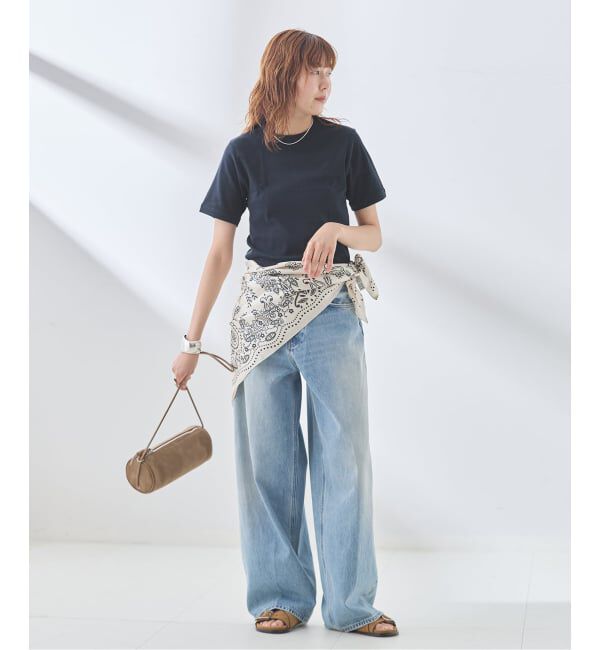 journal standard L'essage「《追加》Hanes/ヘインズ BEEFY リブクルーネックTシャツ」|Tシャツ・カットソー|