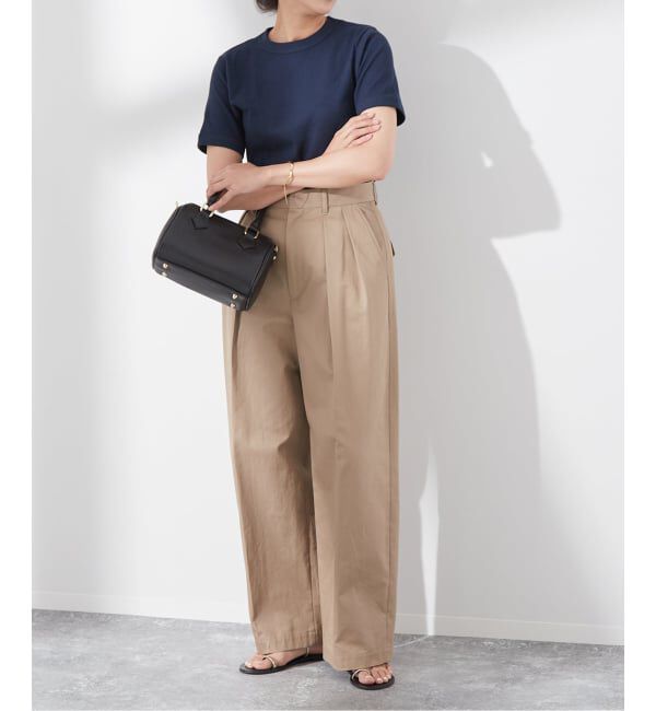 journal standard L'essage「《追加》Hanes/ヘインズ BEEFY リブクルーネックTシャツ」|Tシャツ・カットソー|