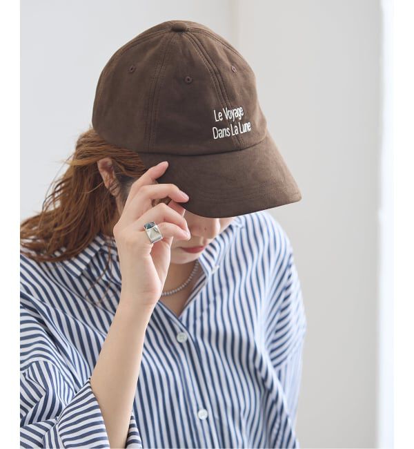 journal standard L'essage「《予約》La Maison de Lyllis/メゾンドリリス LUNE CAP キャップ」|キャップ・キャスケット|ブラウン