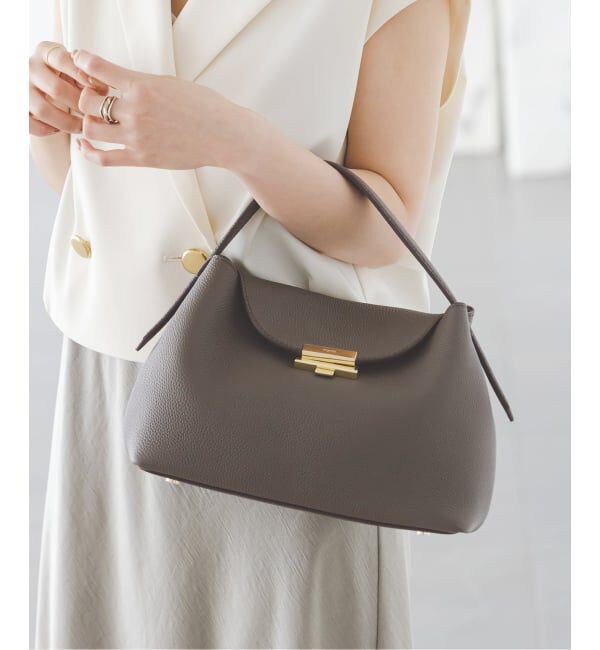NOBLE「《WEB・一部店舗限定追加》PUNTI./プンティ MAGNOLIA-HAND」|ハンドバッグ|ブラウン
