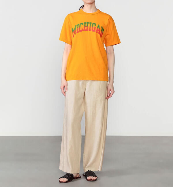  「WHITESVILLE | コットン天竺 プリントTシャツ WOMEN」|Tシャツ・カットソー|