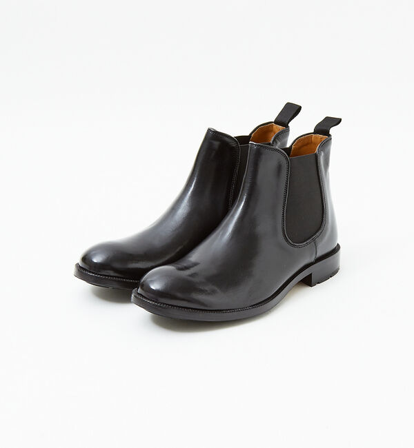 alfredoBANNISTER「【SHOO IN SHOE】カーフレザー チェルシーブーツ / サイドゴアブーツ」|ショートブーツ|