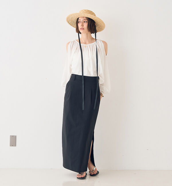 Rouge vif「【一部店舗限定】オープンショルダーブラウス」|シャツ・ブラウス|