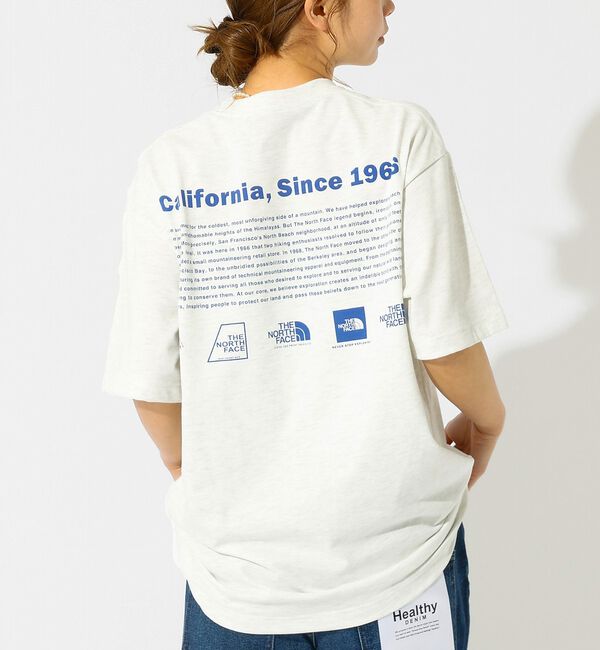Rouge vif「【THE NORTH FACE/ノースフェイス】Historical Logo」|Tシャツ・カットソー|グレー
