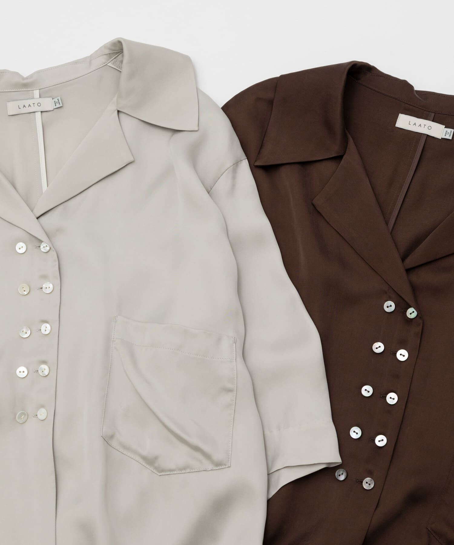 LAATO「open collar shirts」|シャツ・ブラウス|