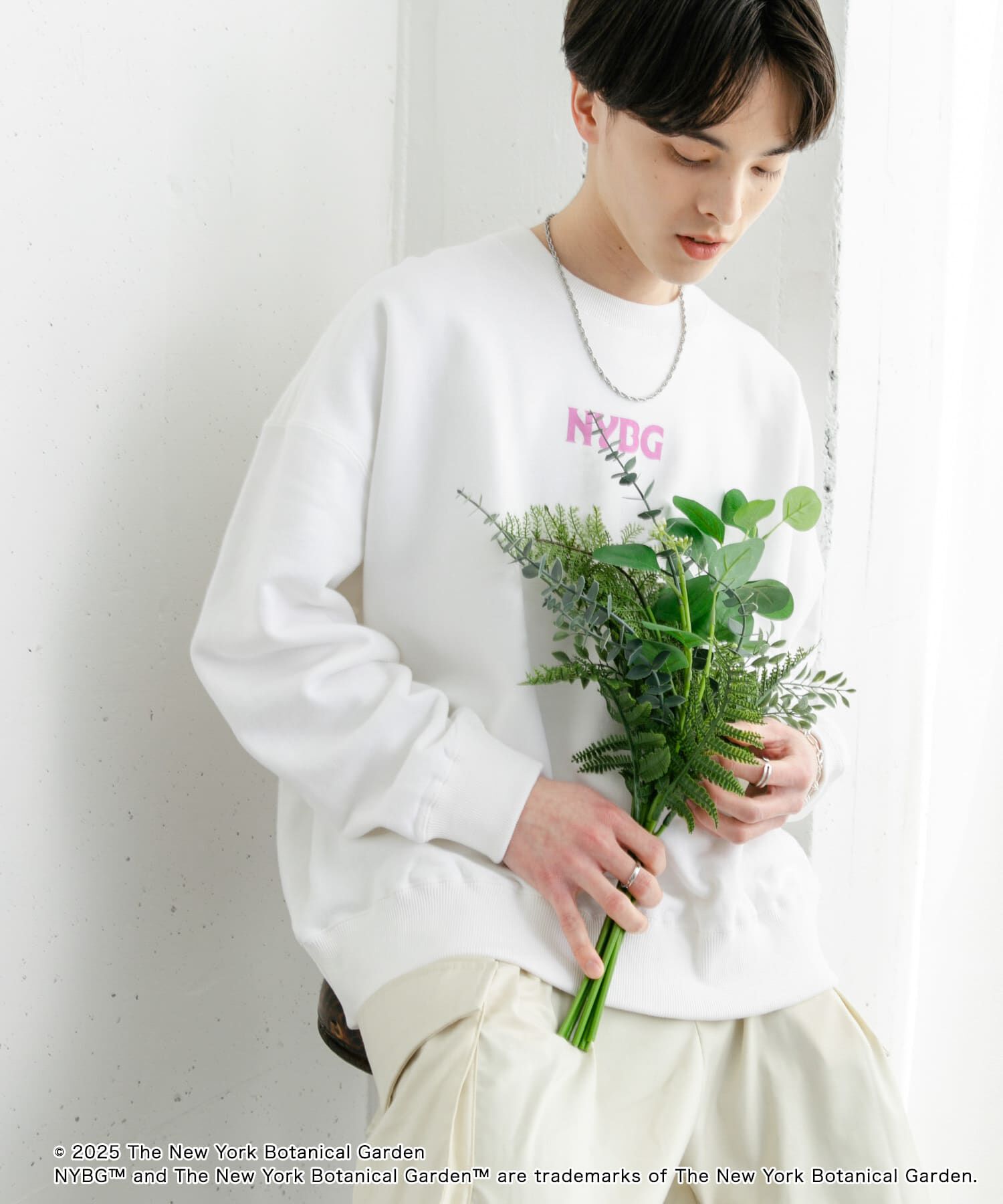 SENSE OF PLACE by URBAN RESEARCH「NYBG　クルーネックルーズスウェットA」|スウェット・ジャージ|