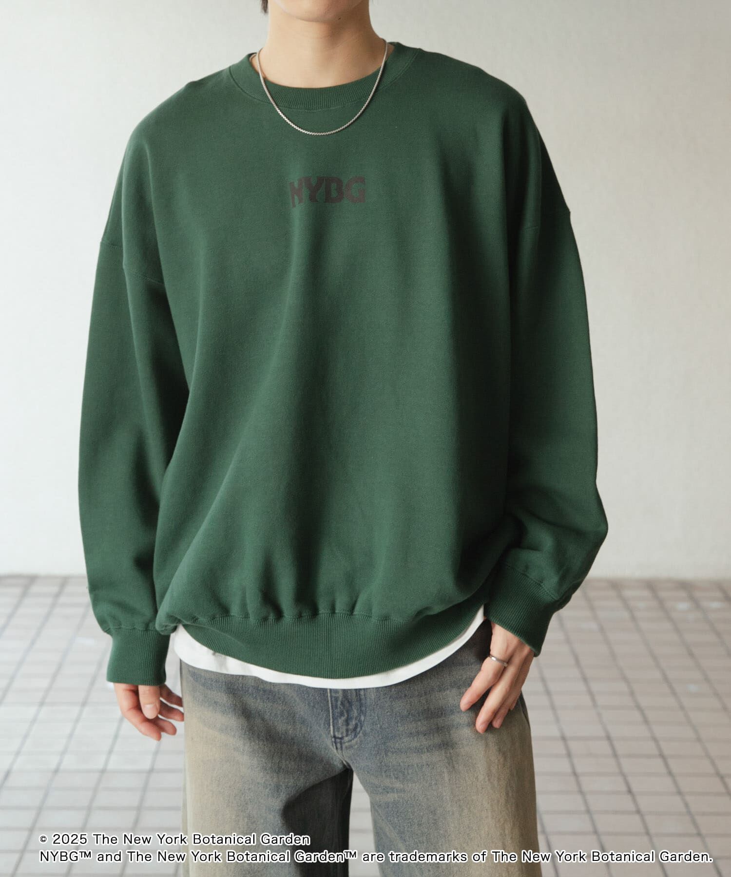 SENSE OF PLACE by URBAN RESEARCH「NYBG　クルーネックルーズスウェットA」|スウェット・ジャージ|