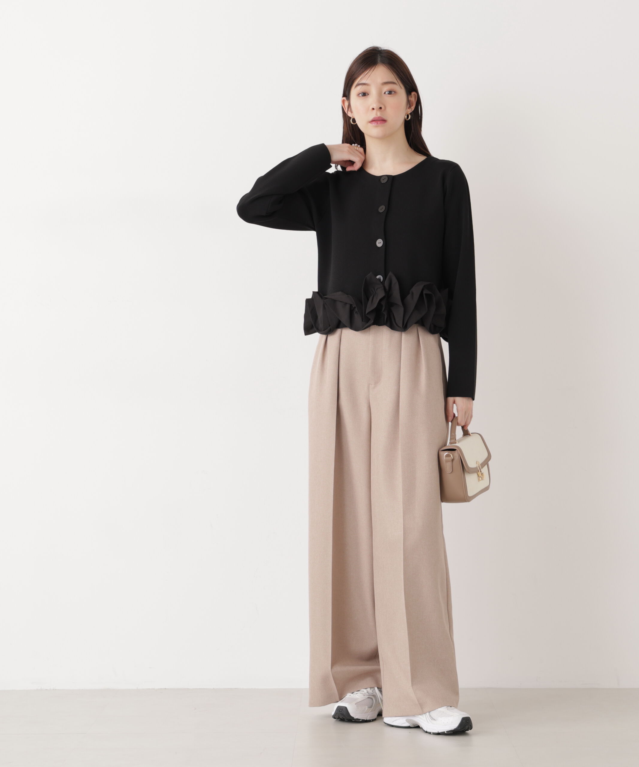 PROPORTION BODY DRESSING「ビットハイウエストワイドパンツ　26SS」|その他|