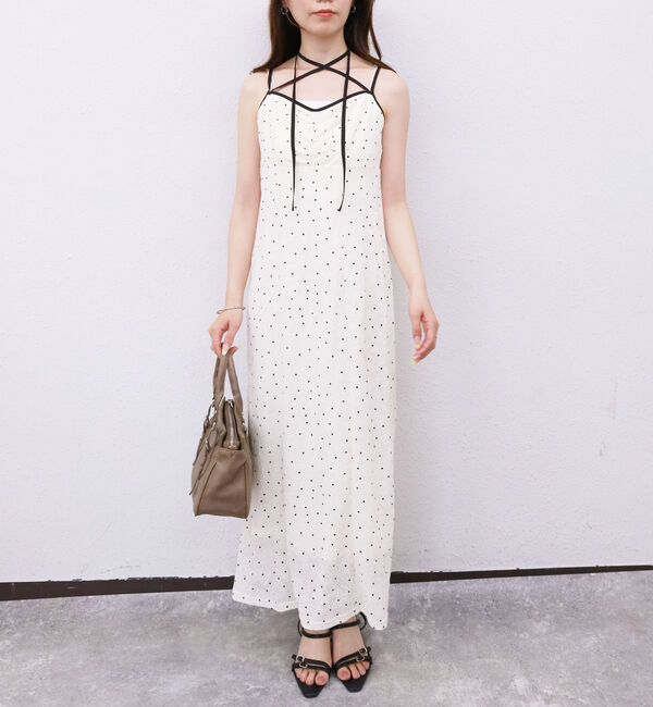 archives「パイピングドットカットＪＱキャミワンピース」|ワンピース|OFF WHITE